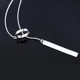Silver Chain Pendant Necklace 5
