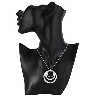 Silver Chain Pendant Necklace