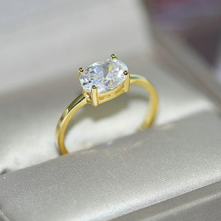 Zircon Gold Ring 6