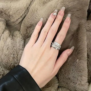 Zircon Silver Ring 7