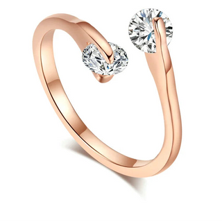 Crystal Zircon Ring 4
