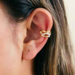 Gold Stainless Hoop Earrings 2