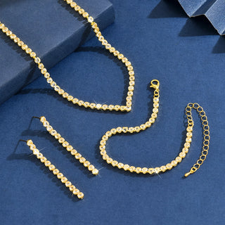 Crystal Zircon Jewelry Set
