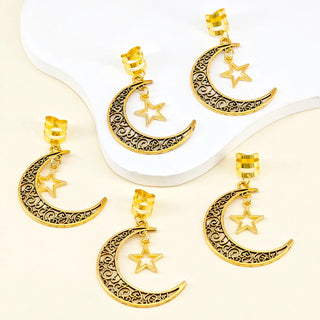 Star Moon Hair Barrette
