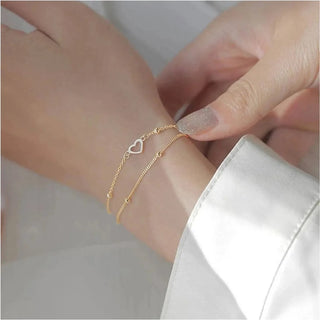 Heart Chain Bracelet