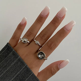 Crystal Heart Ring