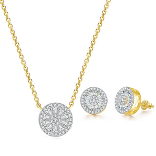 Crystal Gold Jewelry Set 2