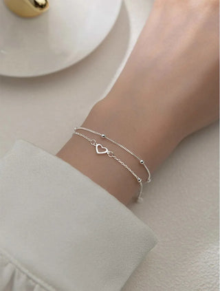 Heart Chain Bracelet