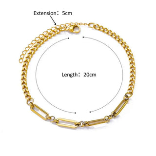 Gold Stainless Anklet 2
