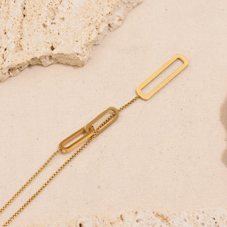 Gold Stainless Pendant Necklace