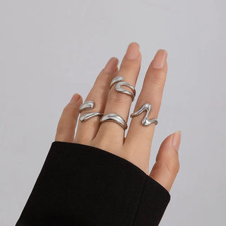 Gold Silver Ring 6