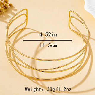 Lines Stylish Choker Necklace