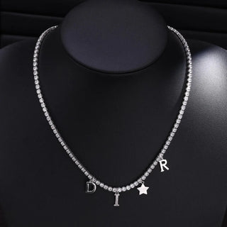 Zircon Star Pendant Necklace 2
