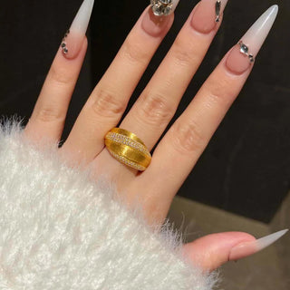 Crystal Zircon Ring 9