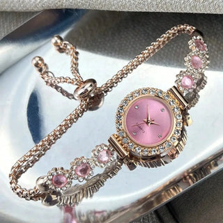 Rhinestone Safety Pin Bracelet 2