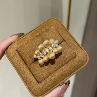 Zircon Gold Ring 12