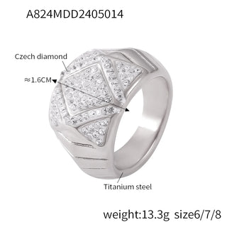 Zircon Gold Ring 15
