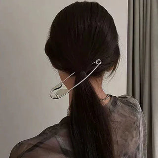Safety Pin Hair Clip
