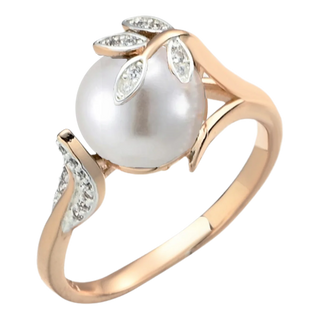 Pearl Zircon Ring 3