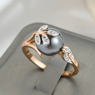 Pearl Zircon Ring 3