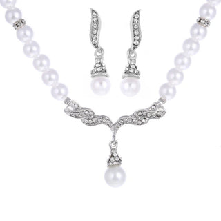Pearl Pendant Jewelry Set 3