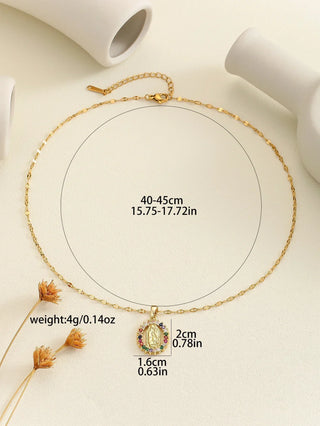 Zircon Star Pendant Necklace