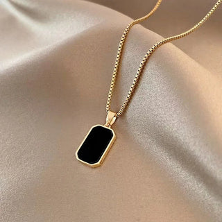 Chain Pendant Choker Necklace 2