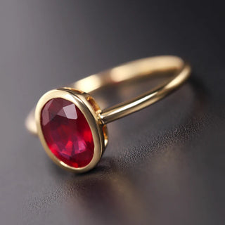 Zircon Gold Ring 11