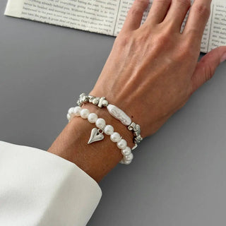 Pearl Heart Pendant Necklace
