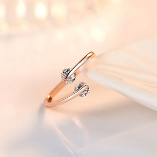Crystal Zircon Ring 4