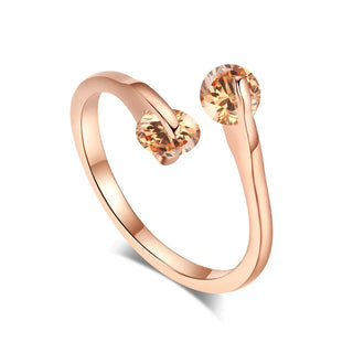 Crystal Zircon Ring 4