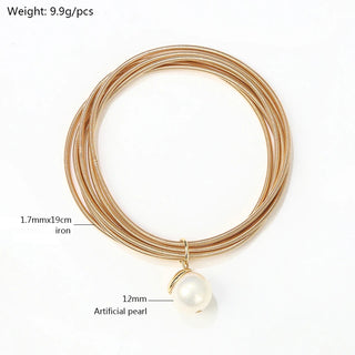 Pearl Gold Bracelet