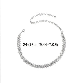 Chain Pendant Choker Necklace