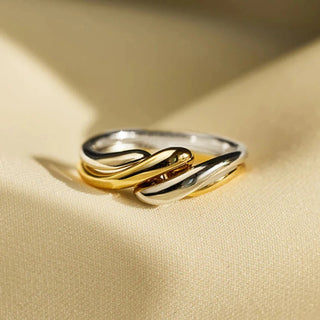 Gold Silver Ring 7