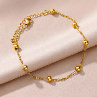 Gold Stainless Anklet 2