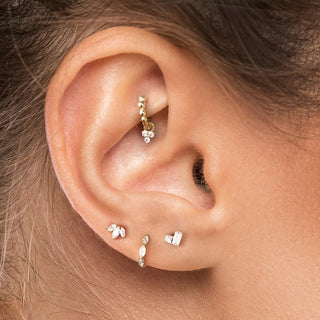 Crystal Zircon Stud Earrings 2