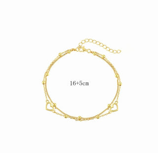 Heart Chain Bracelet