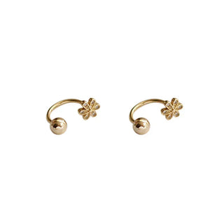 Gold Classic Stud Earrings
