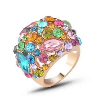Crystal Zircon Ring 3