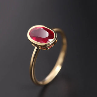 Zircon Gold Ring 11