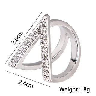 Rhinestone Classic Brooch