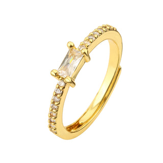 Zircon Gold Ring 9