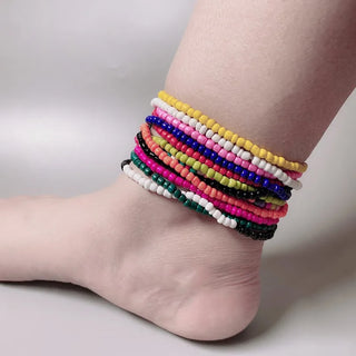 Beaded anklet