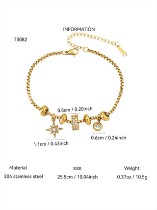 Zircon Gold Bracelet 5
