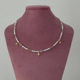 Pearl Gold Pendant Necklace 2