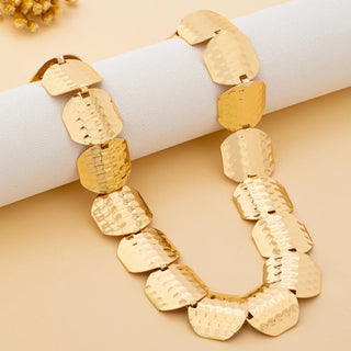 Geometric Round Necklace