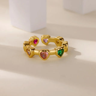 Zircon Gold Ring 19