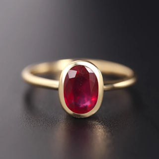 Zircon Gold Ring 11