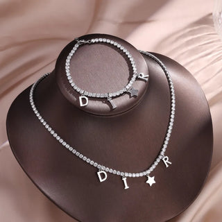 Zircon Star Pendant Necklace 2
