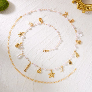 Pearl Gold Waist Belt